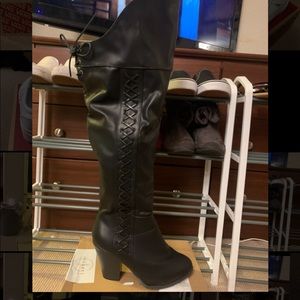 Journee Collection Over the Knee Hell Boots